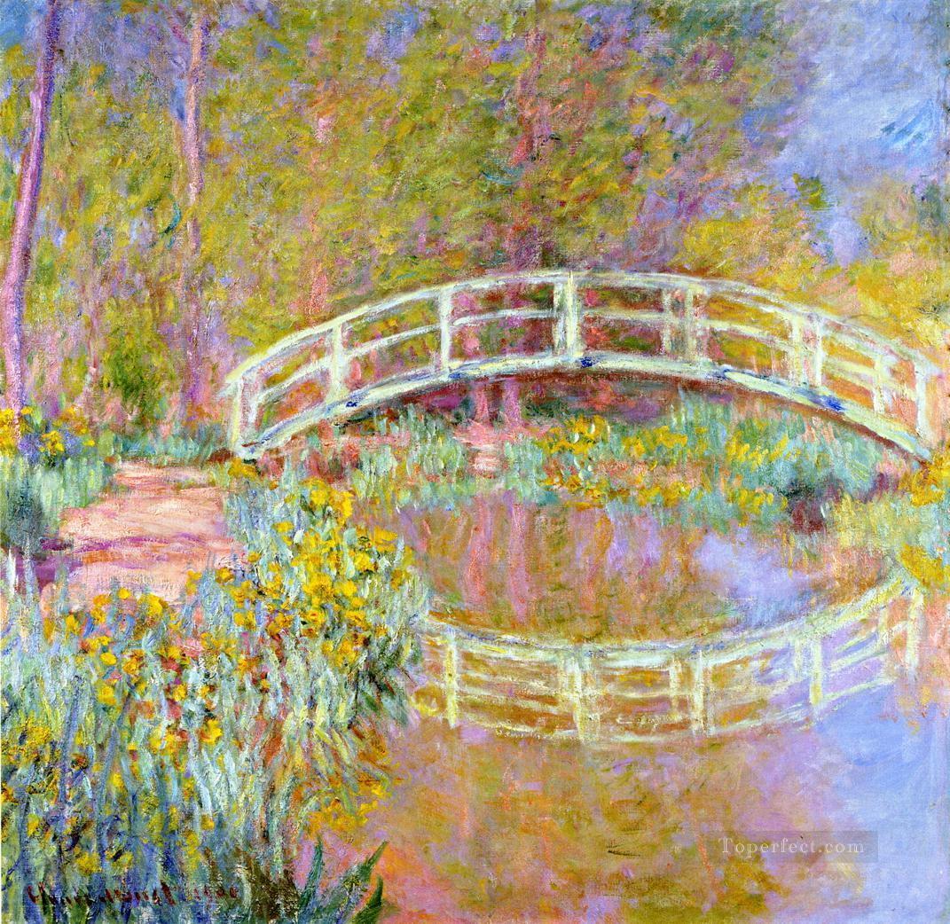 モネの庭の橋 クロード・モネ油絵